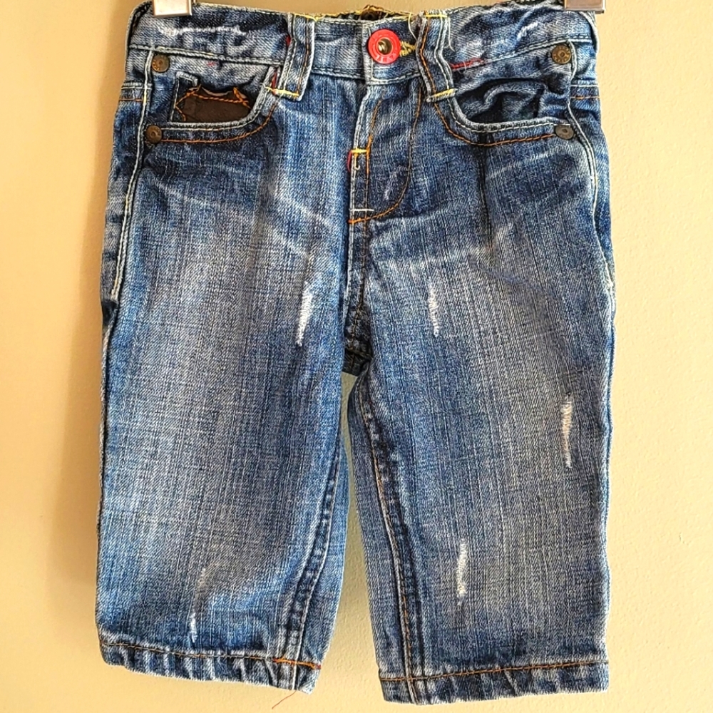 Zara baby distressed denim jeans